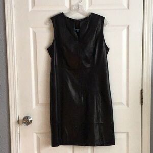 🛍️🛍️ ANTONIO MELANI 🛍️🛍️.          LEATHER DRESS